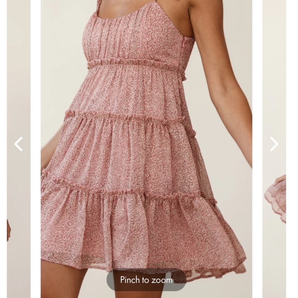 String tie babydoll dress